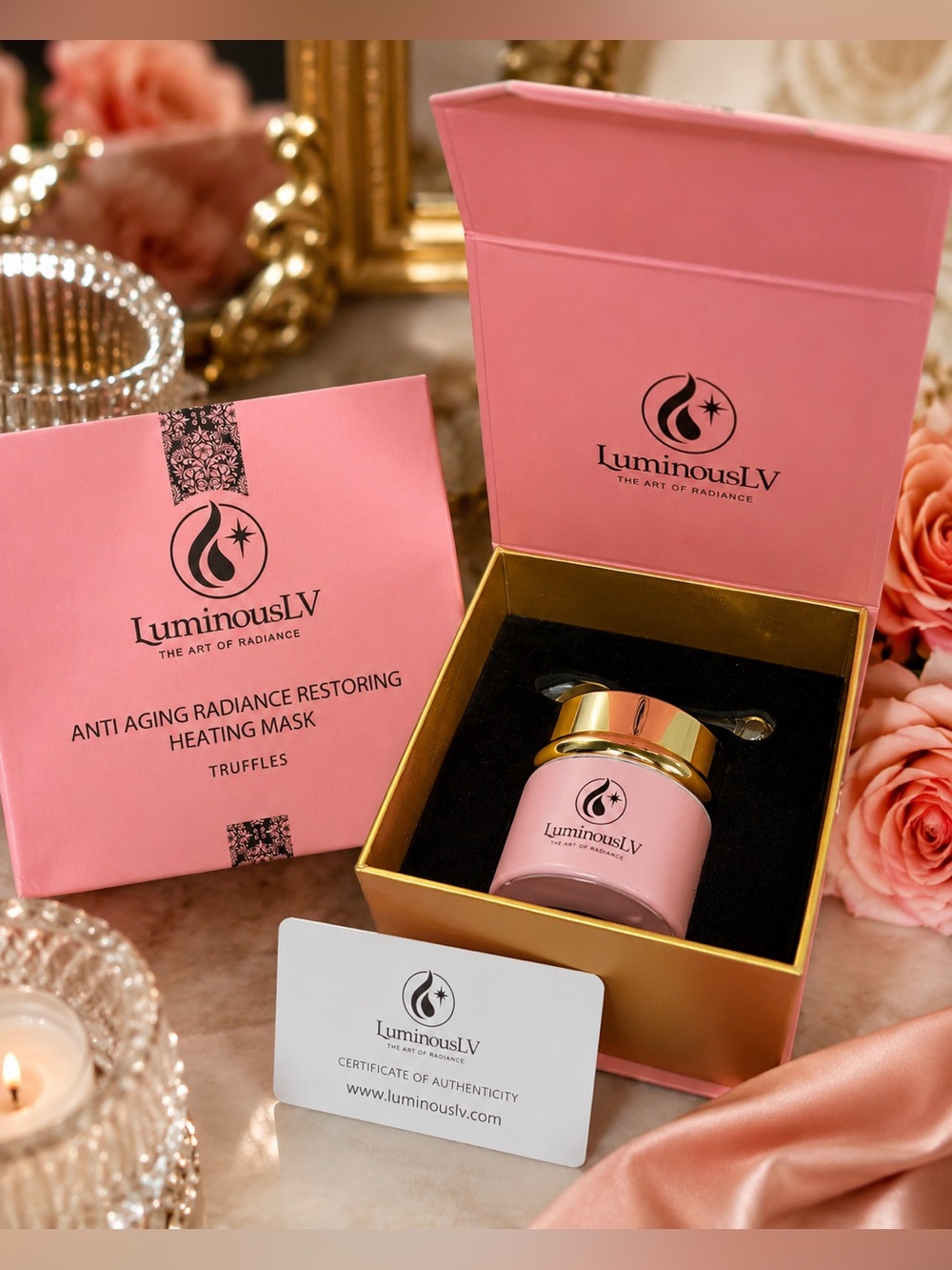 LuminousLV Anti Aging Radiance Restoring Heating Mask Truffles